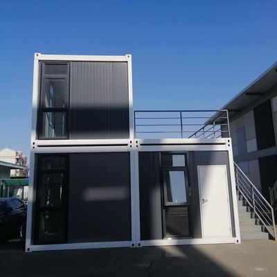18mm MGO Board Αποσυναρμολογήσιμα σπιτάκια δοχείων για διαμονή που υποστηρίζονται από διασταυρούμενο παράθυρο PVC