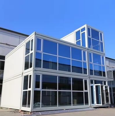 20ft ή 40ft αναδιπλούμενη κατασκευή φορητό κοντέινερ γραφείο για 30 χρόνια διάρκεια ζωής