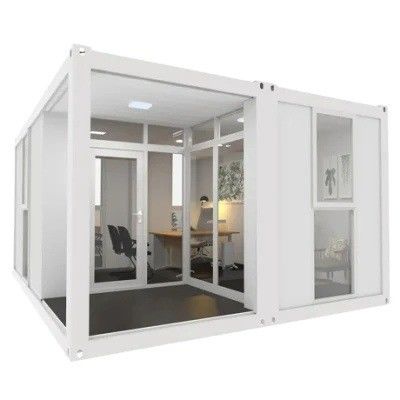 Προσαρμοσμένο χρώμα Flat Pack Container House για προκατασκευασμένο κινητό γραφείο Καμπίνα σπίτι