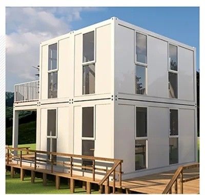 Προσαρμοσμένο χρώμα Flat Pack Container House για προκατασκευασμένο κινητό γραφείο Καμπίνα σπίτι